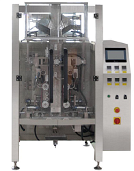 Автоматизированная упаковочная машина LDB-420/520/720: скорость упаковки от 8 до 25 пакетов/мин, для упаковки порошковых и гранулированных продуктов в четырехшовный пакет (саше)-1