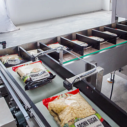 Готовая автоматизированная линия для упаковки продукции в картонные коробки: производительность до 10 коробок/мин-1