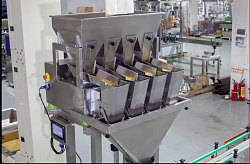 Готовая линия для сыпучих продуктов: производительность до 25 шт/мин, для сыпучих и гранулированных продуктов (сухофрукты, орехи, печенье, корма)-2