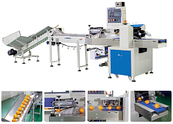 Горизонтальная упаковочная машина LP-350G: скорость упаковки от 80 до 150 пакетов/мин, для упаковки фруктов, овощей и игрушек-1