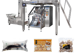 Автоматизированная упаковочная машина LD-520Q: скорость упаковки от 5 до 60 пакетов/мин, для упаковки сыпучих продуктов в пакет с герметичной упаковкой (флоу-пак)-1