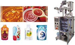 Автоматизированная упаковочная машина LD-320YX: скорость упаковки от 30 до 60 пакетов/мин, для упаковки жидких и пастообразных продуктов в нестандартные формы-1