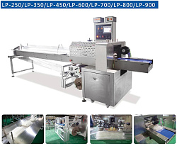 Упаковочная машина LP-250B - LP-900B: скорость упаковки от 20 до 230 пакетов/мин для упаковки мягких товаров, таких как полотенца, салфетки, пищевые и бытовые продукты-1