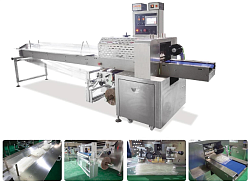 Упаковочная машина LP-250B - LP-900B: скорость упаковки от 20 до 230 пакетов/мин для упаковки мягких товаров, таких как полотенца, салфетки, пищевые и бытовые продукты-0