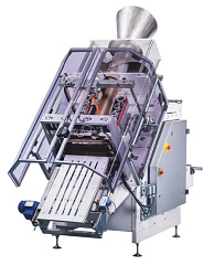 Вертикальная наклонная упаковочная машина INCLINED: для фасовки деликатных, сыпучих и порошковых продуктов, с минимальной травматичностью-1