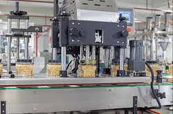 Готовая линия для сыпучих продуктов: производительность до 25 шт/мин, для сыпучих и гранулированных продуктов (сухофрукты, орехи, печенье, корма)-3