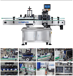 Высокоскоростной роликовый аппликатор этикеток LFT-CG-00 для круглой тары: скорость до 120 бутылок/мин-0